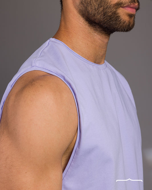 Sleeveless T-Shirt Volume 2 in Lavender