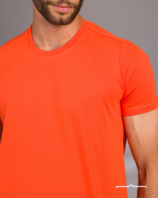 Side Split Volume 2 T-Shirt in Orange