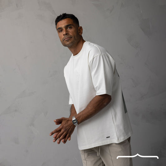 F311 Oversize T shirt in White