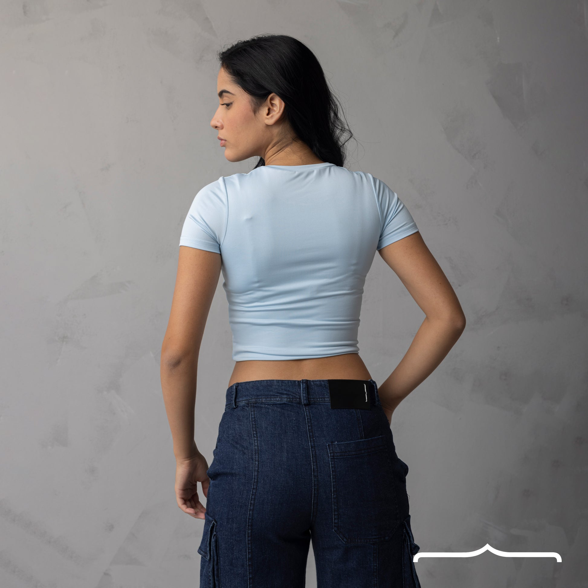 basic Top in Baby Blue