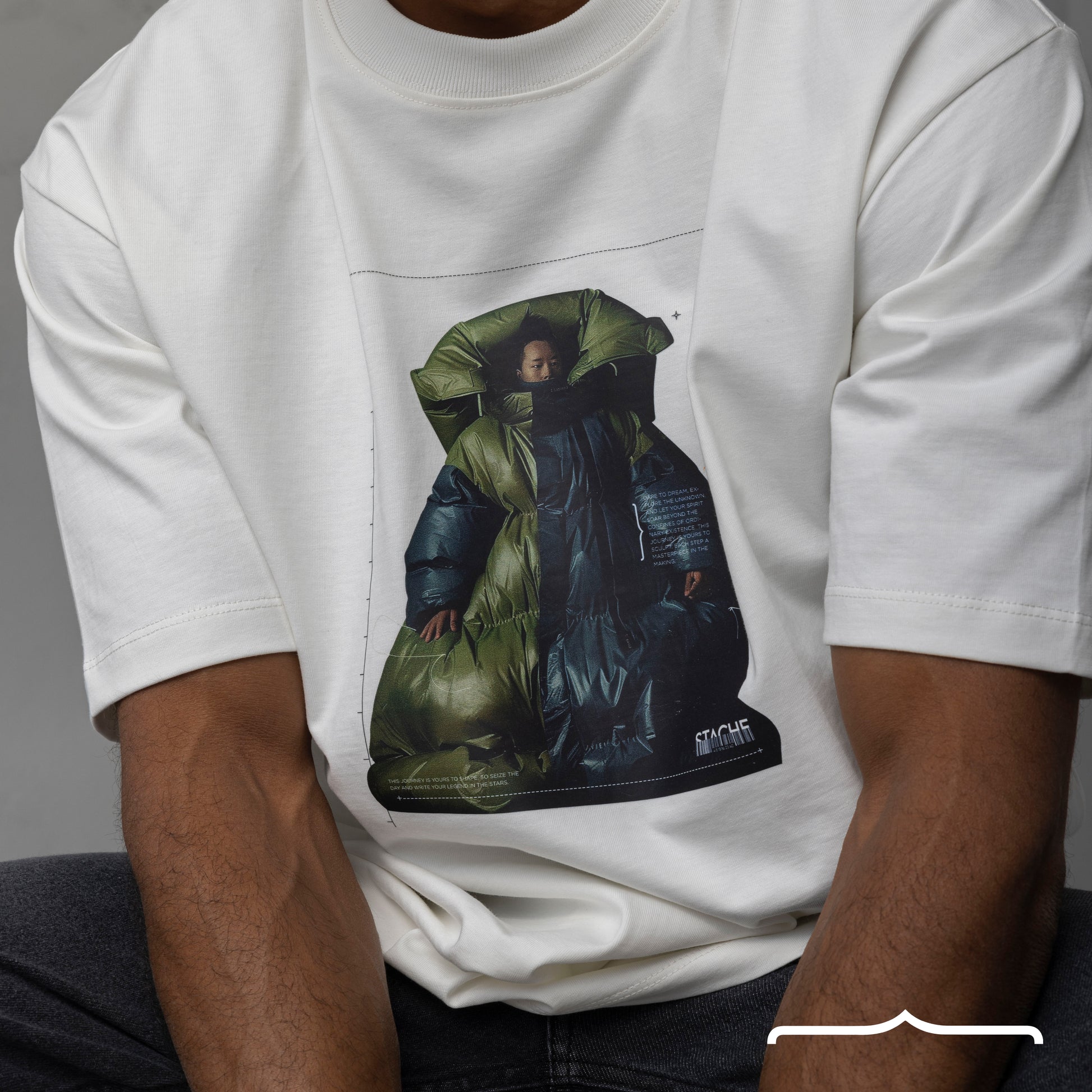 Puffy Jacket Oversize T shirt