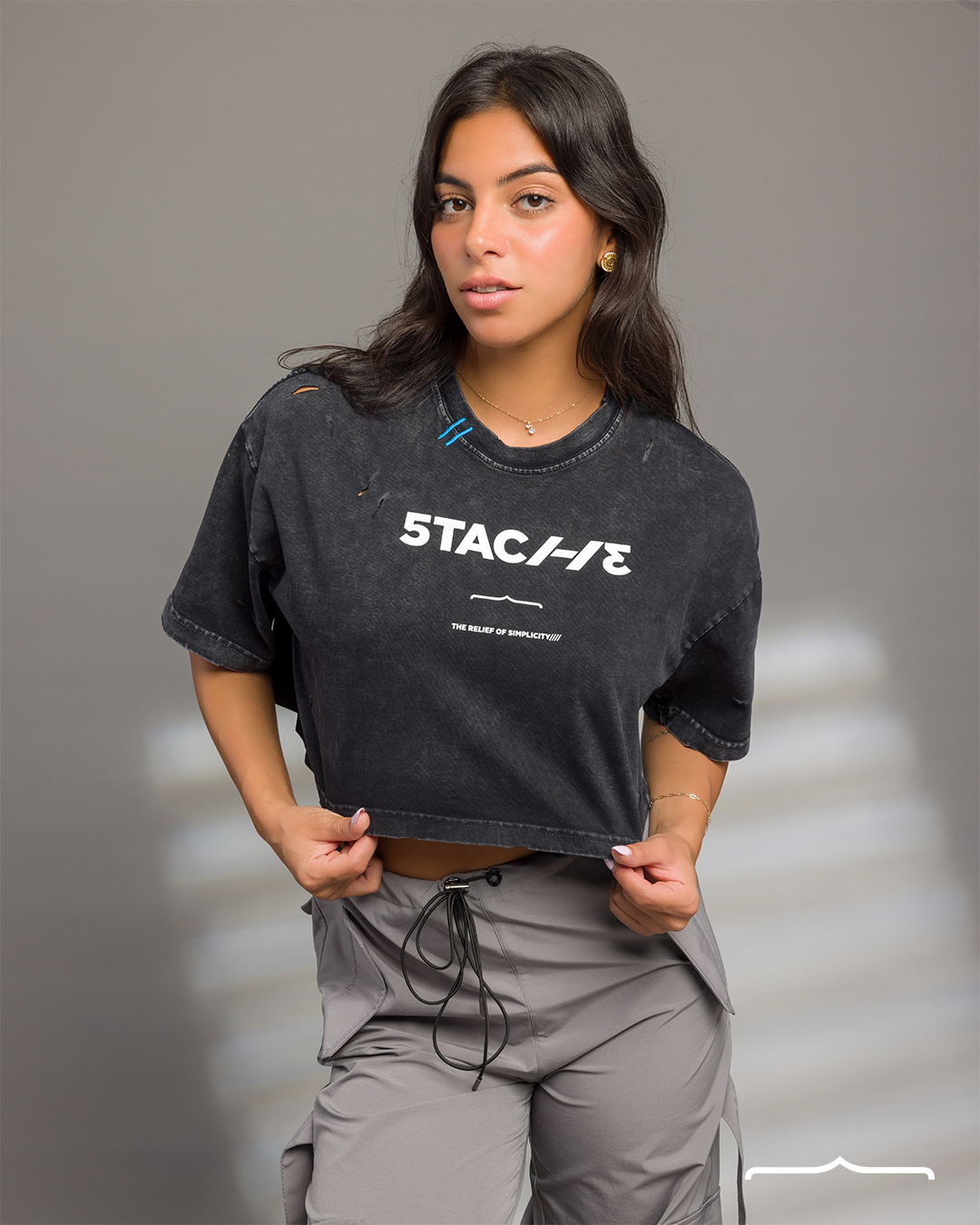 washed crop top