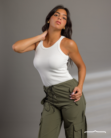 Basic top in White