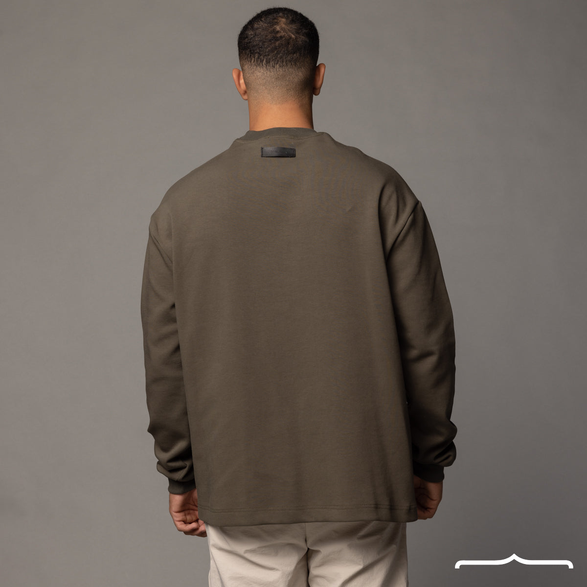 Oversize Sweatshirt in Olive