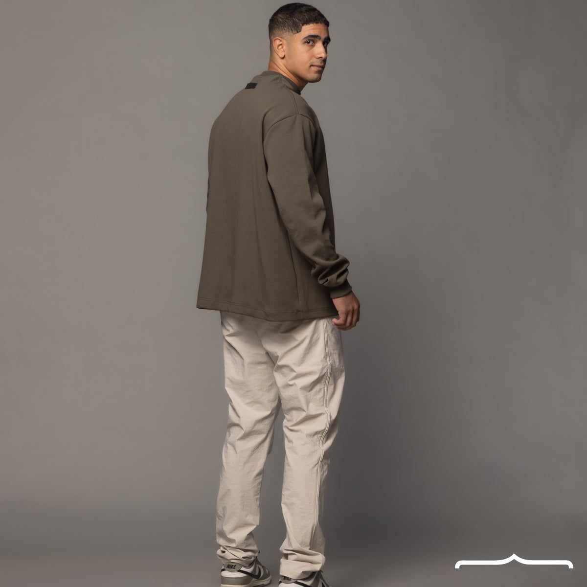 Oversize Sweatshirt in Olive