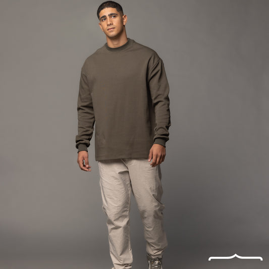 Oversize Sweatshirt in Olive