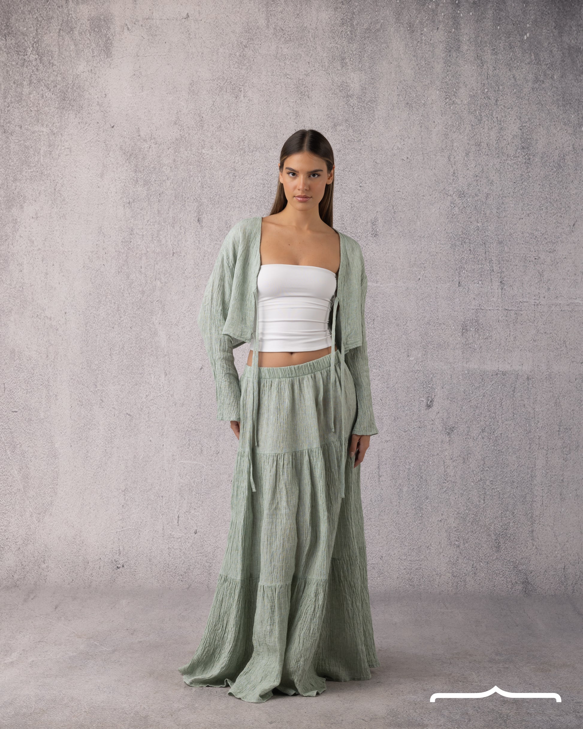 linen skirt
