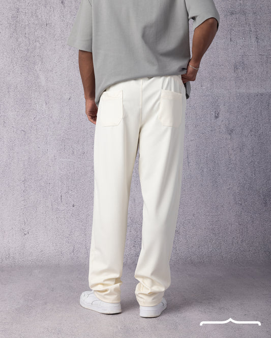 Textured Sweatpants Volume 2 in Cream