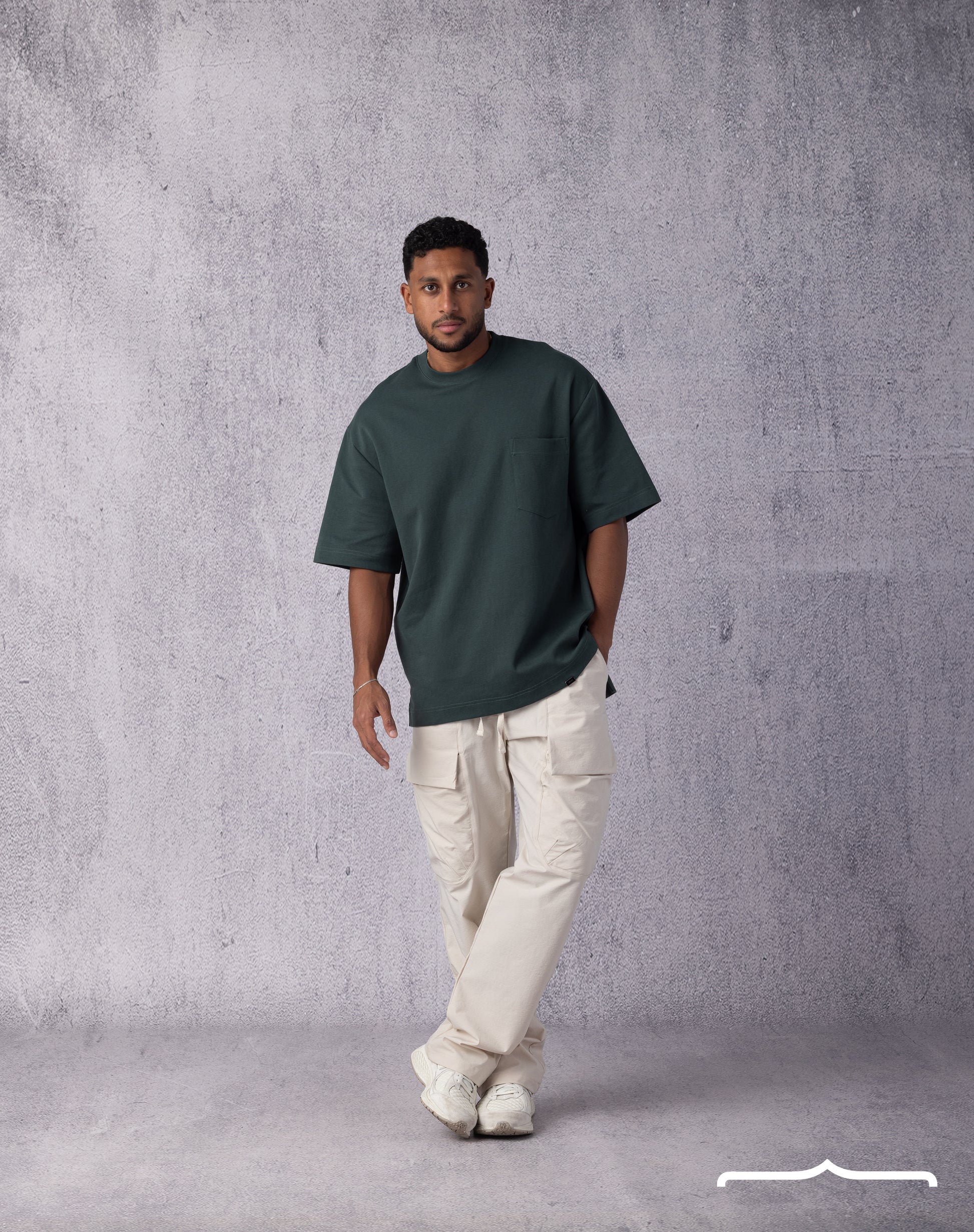 Urban Oversized T-shirt in Olive