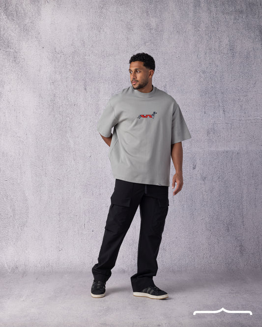 Sausage Dog Oversize T-shirt in Grey