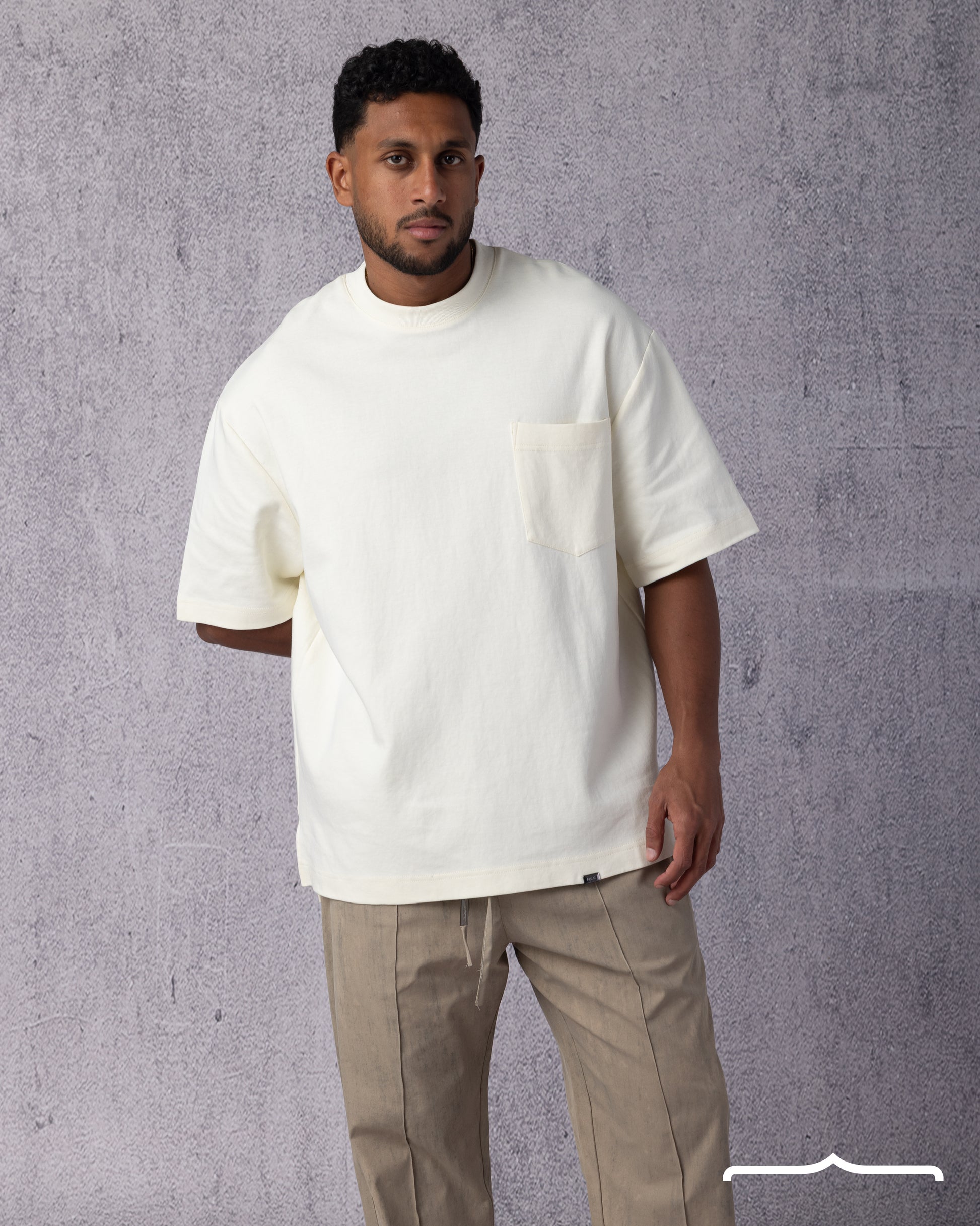 Urban Oversize T-shirt in Cream