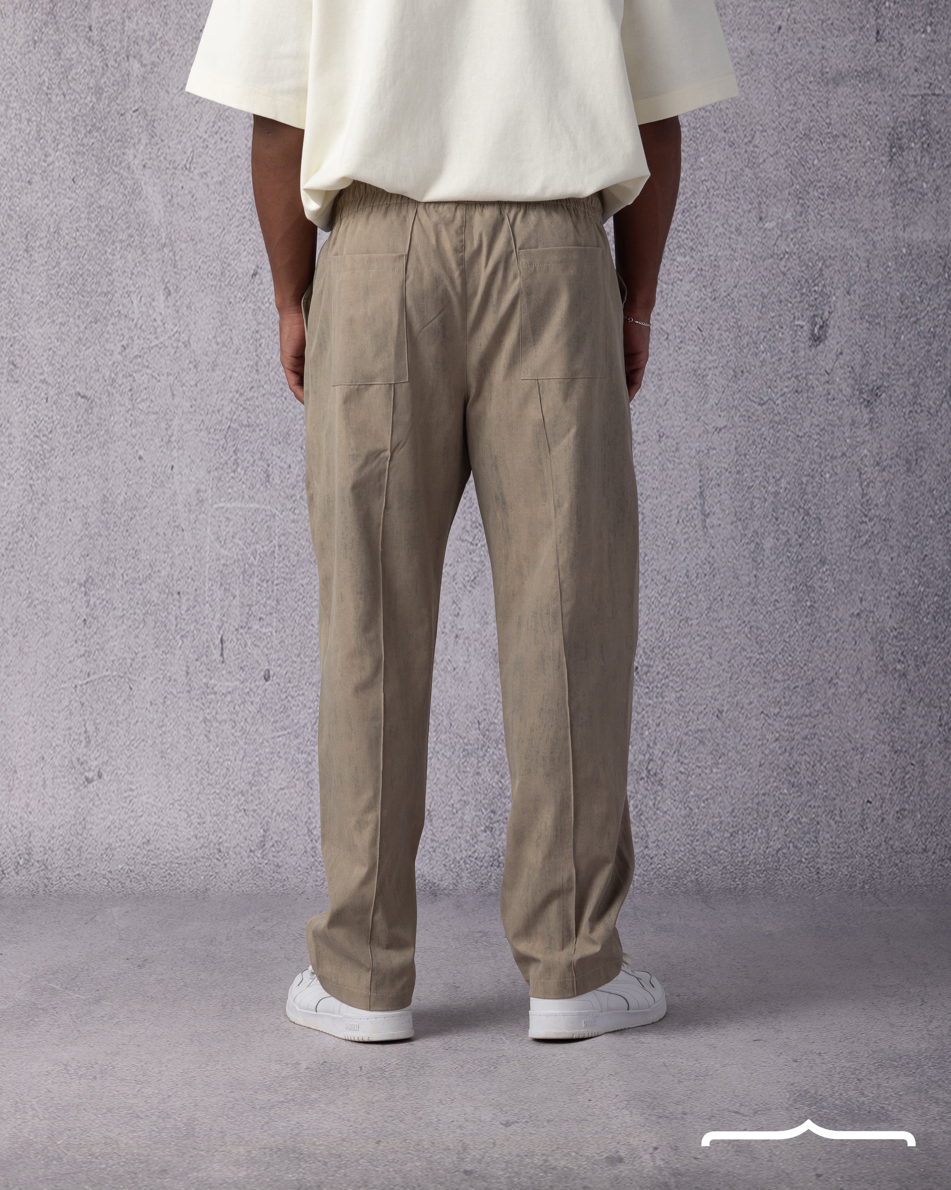Drawstring Pants Volume 2 in Washed Beige