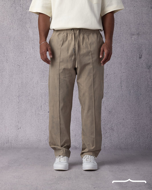 Drawstring Pants Volume 2 in Washed Beige