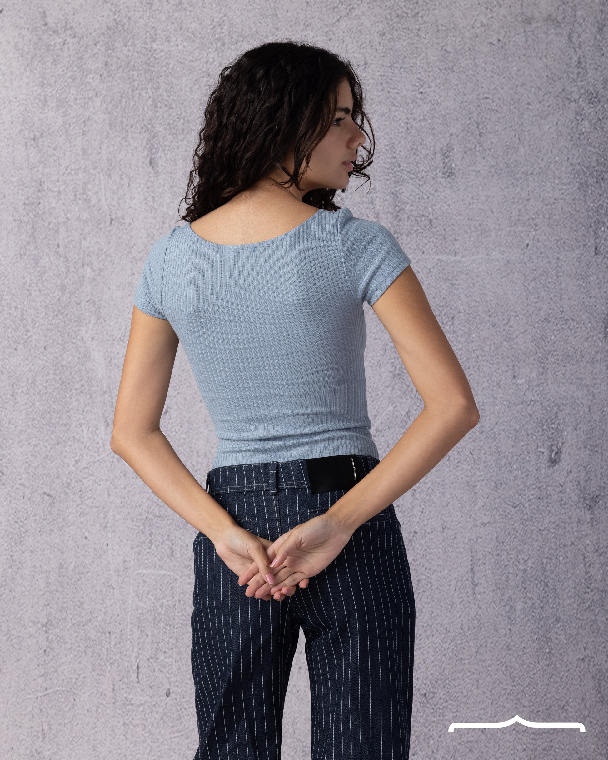 Bodysuit in Baby Blue