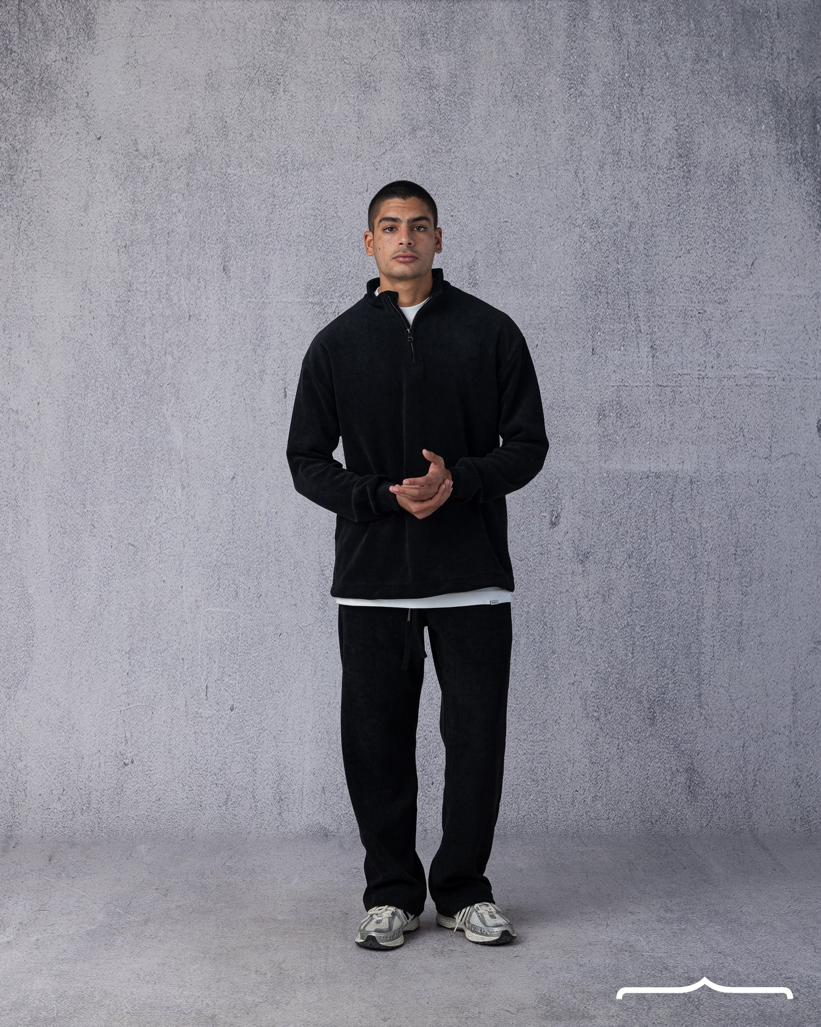 Men's Textured pants in Black - Sizes Till 2XL from stache