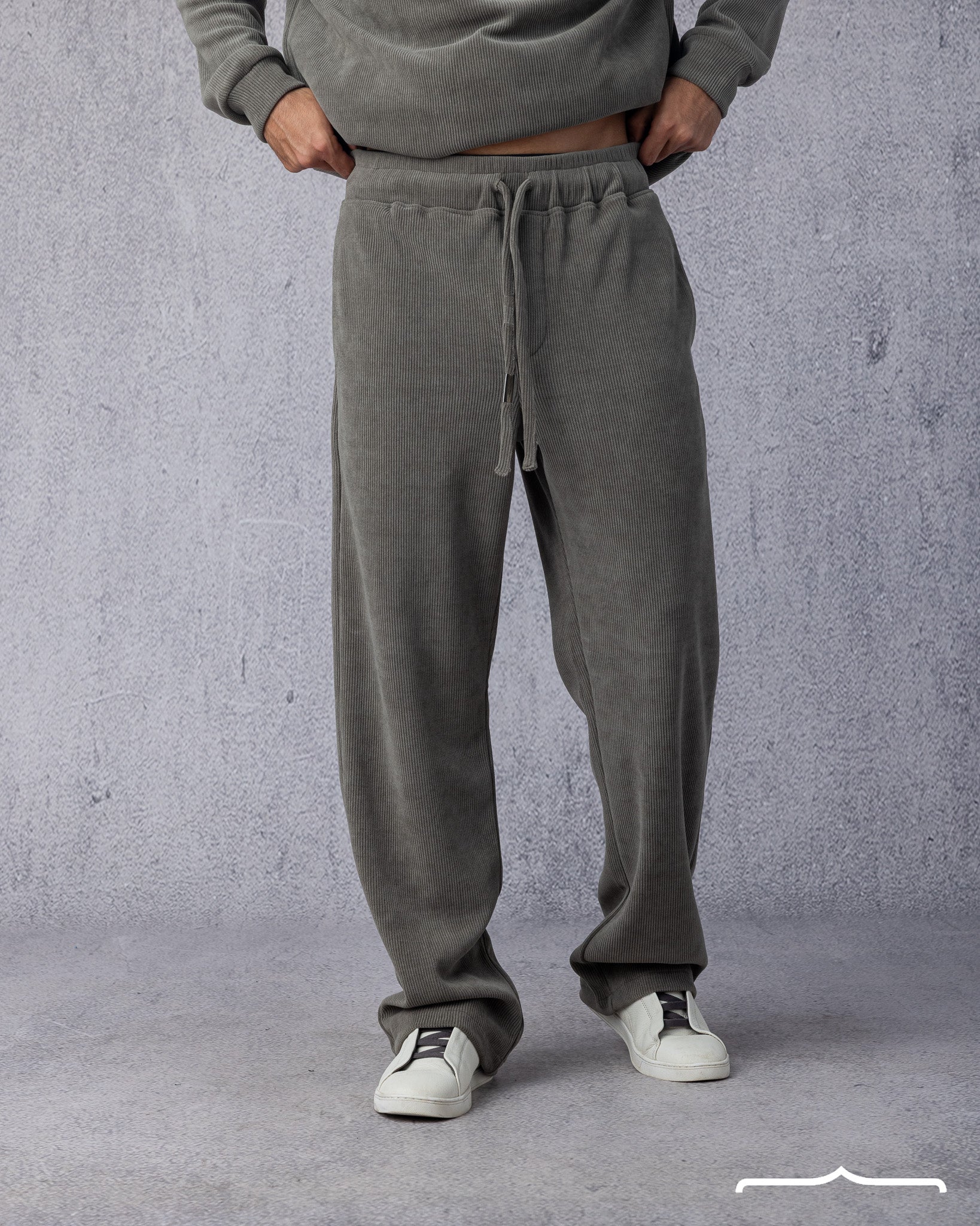 Men's Textured pants in Light Olive - Sizes Till 2XL