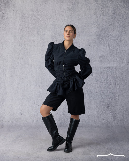 The Structured Puff Shirt