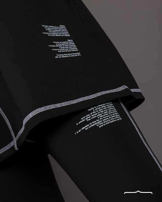 Stitched set in Black