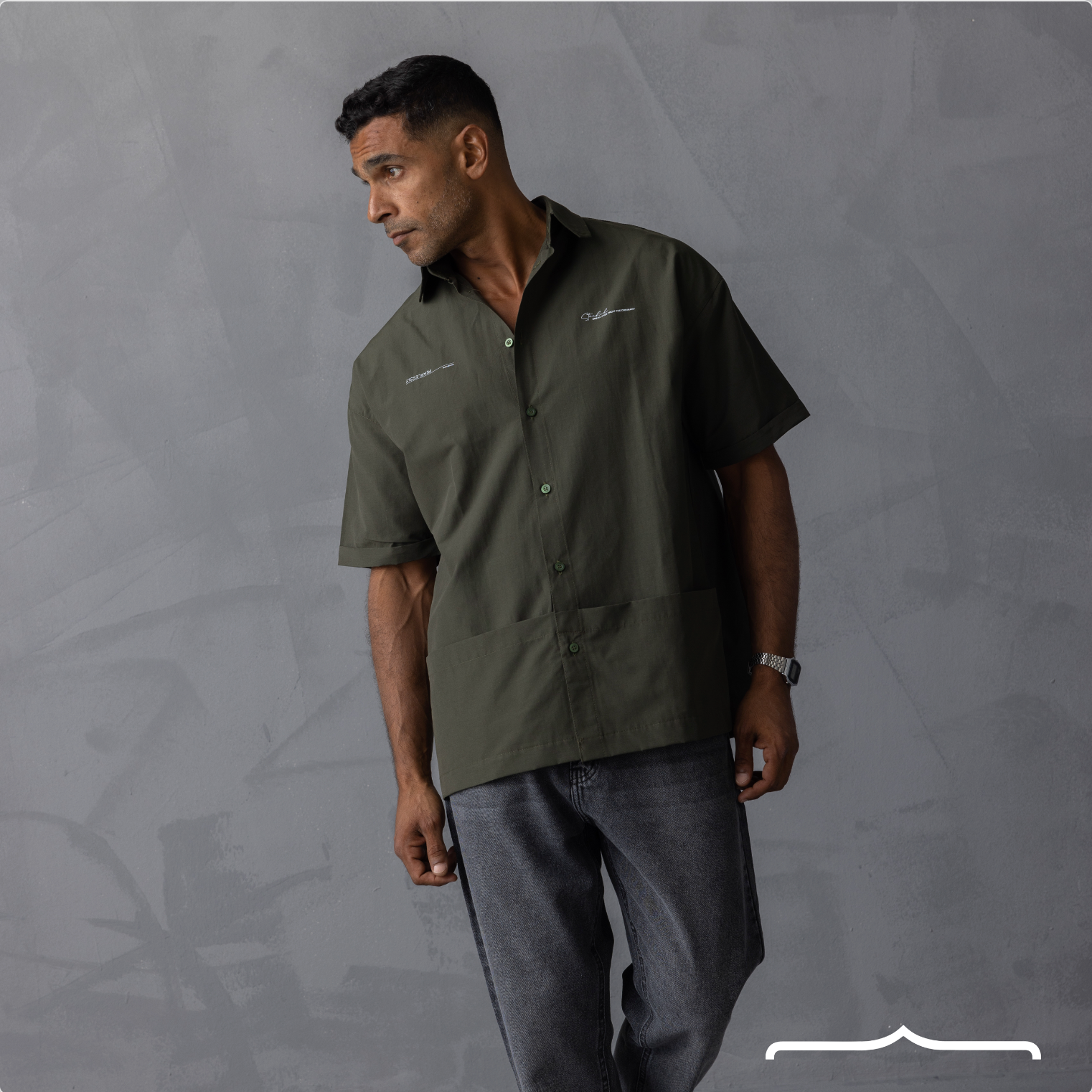 Front Pockets Oversize shirt