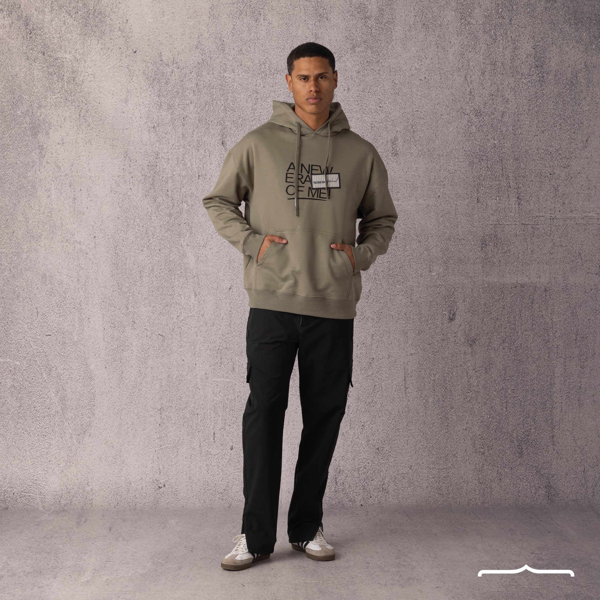 A new Era hoodie in Olive