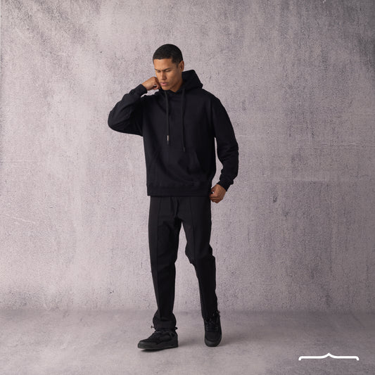 Gloves Hoodie in Black