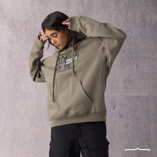 A new Era hoodie in Olive
