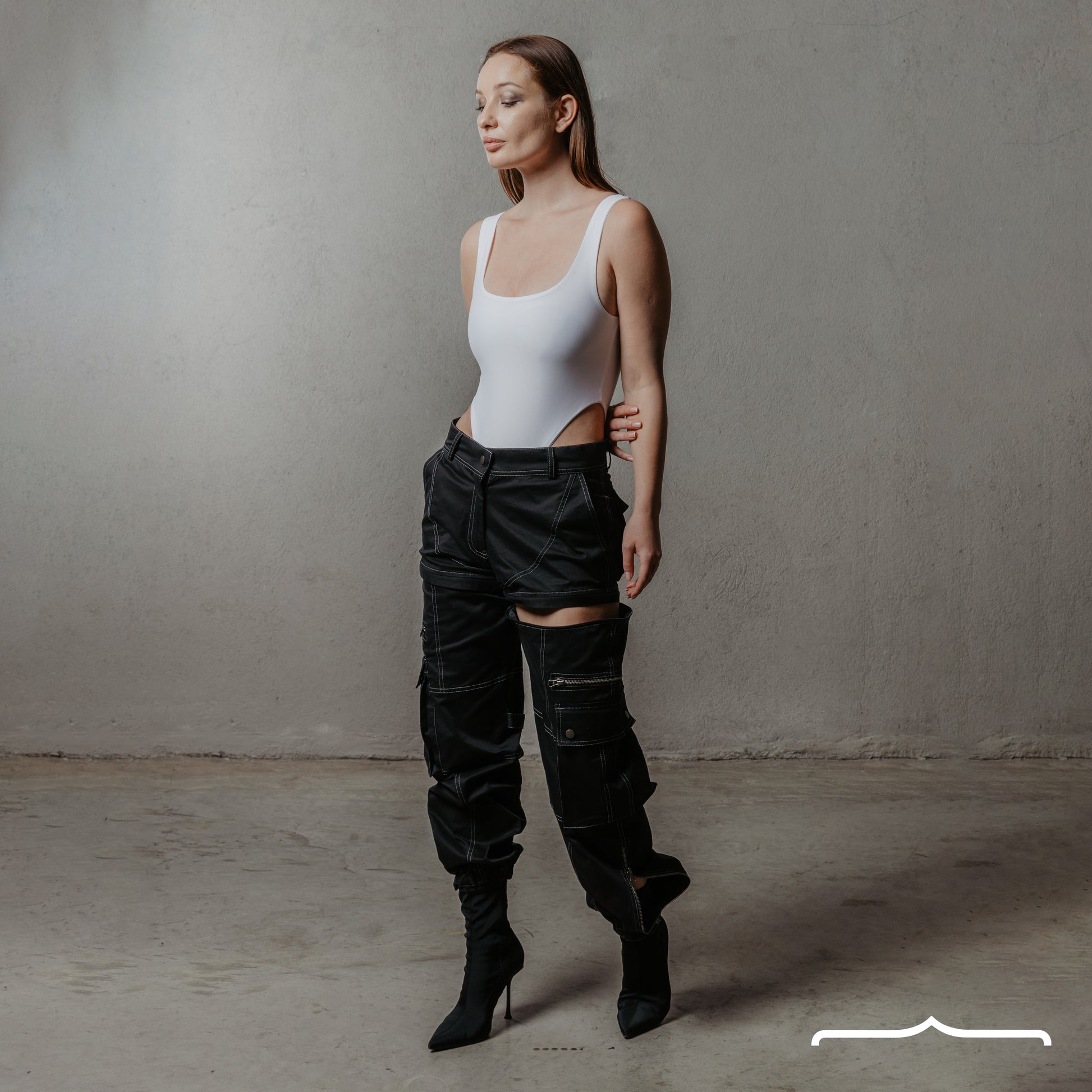 High leg bodysuit