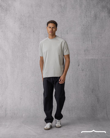 Raglan Rubber Icon in Regular Fit in Light Grey