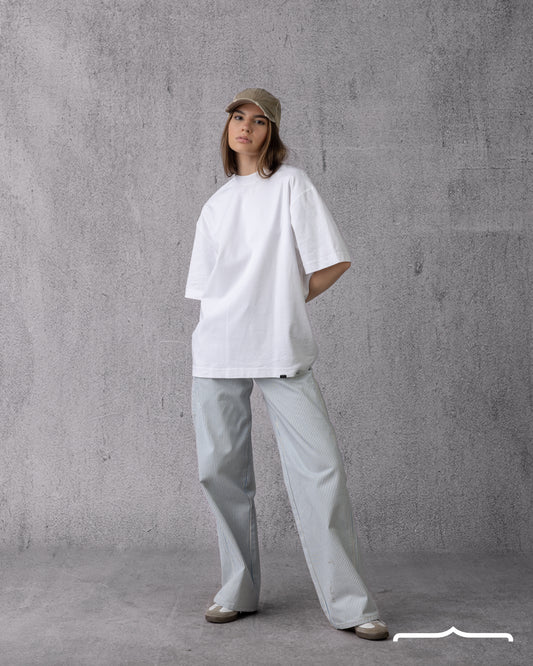 Dalmatian Sketch Oversized T-shirt in White