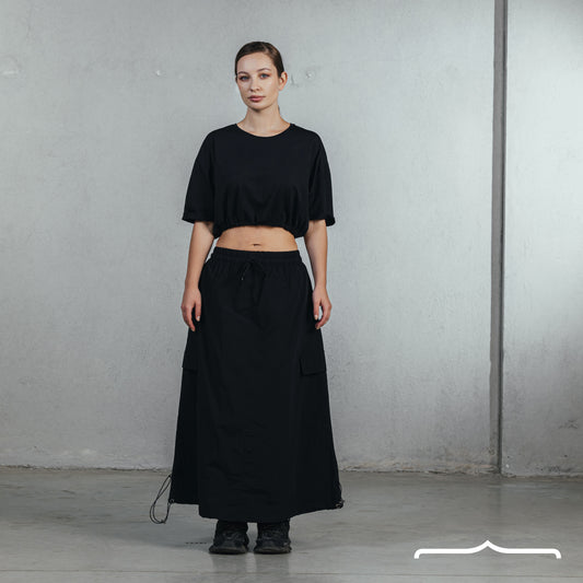 Cargo Adjustable Skirt black