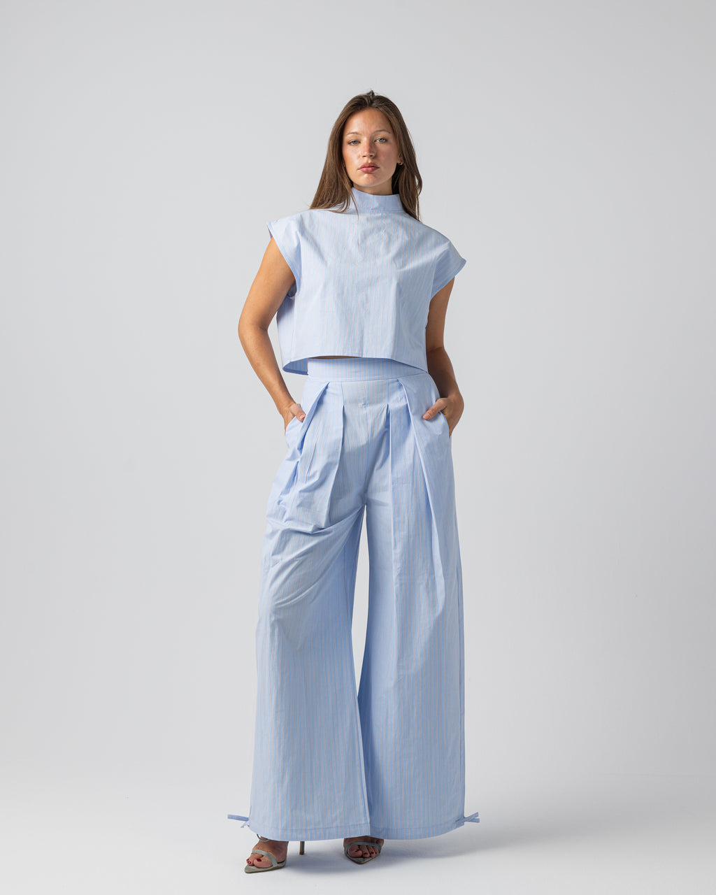 Essential Striped Summer Set in Blue
