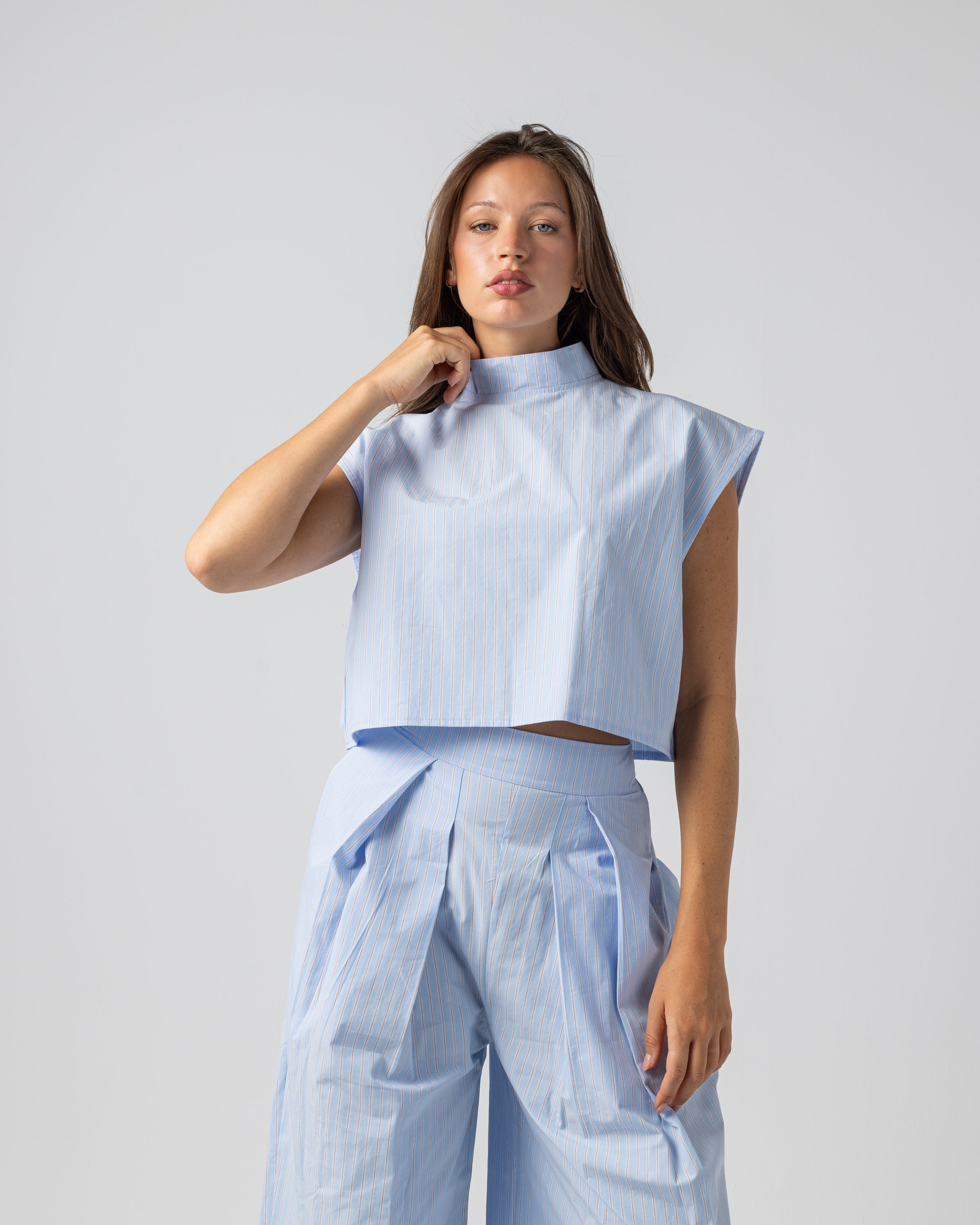 Essential Striped Summer Set in Blue