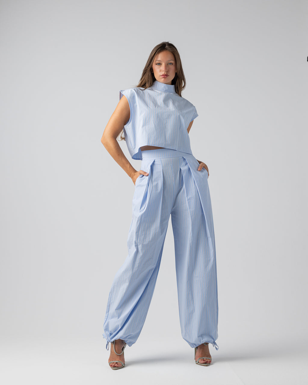 Essential Striped Summer Set in Blue