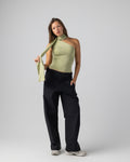 Sculpted One Shoulder top in Pistage