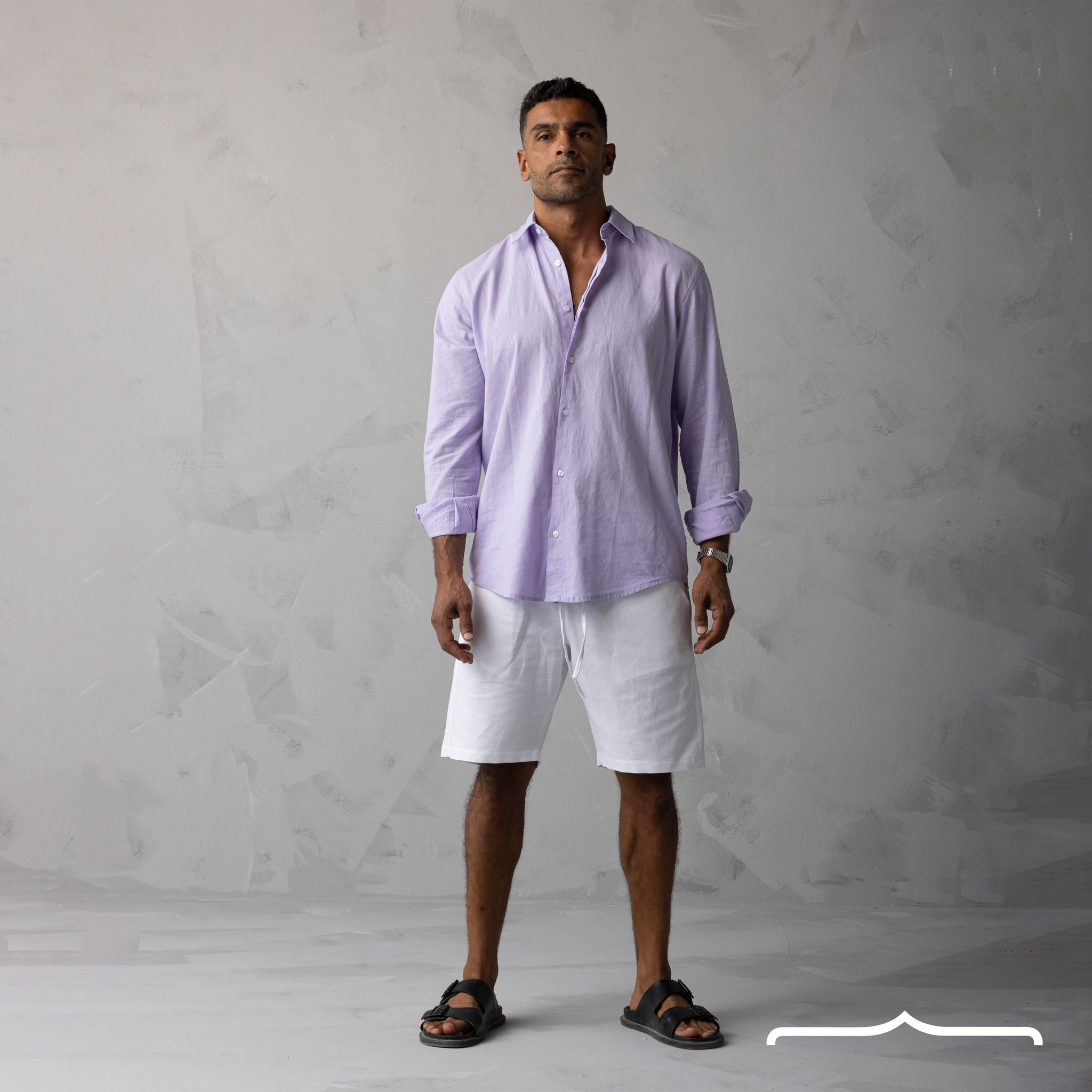 Linen Shirt in LaVender