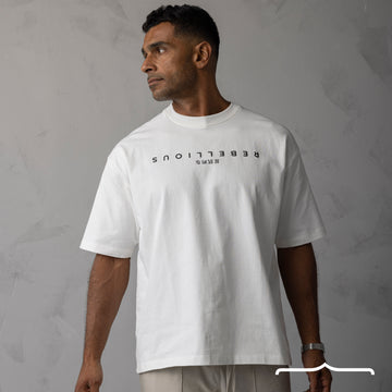 Rebellious Oversize T shirt in White