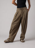 Wide pants in Olive