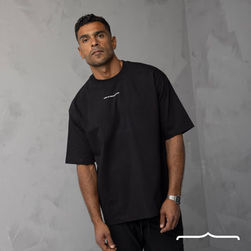 Jump on The bandwagon Oversize T shirt in Black