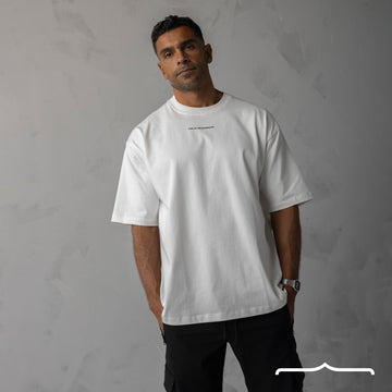 Jump on The bandwagon Oversize T shirt in White