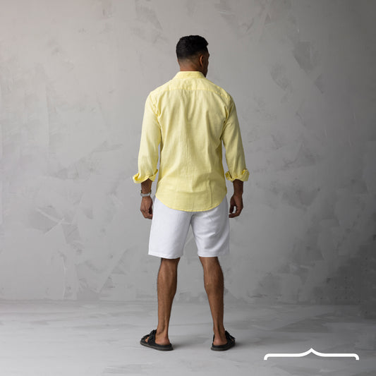 Linen Shirt in Yellow