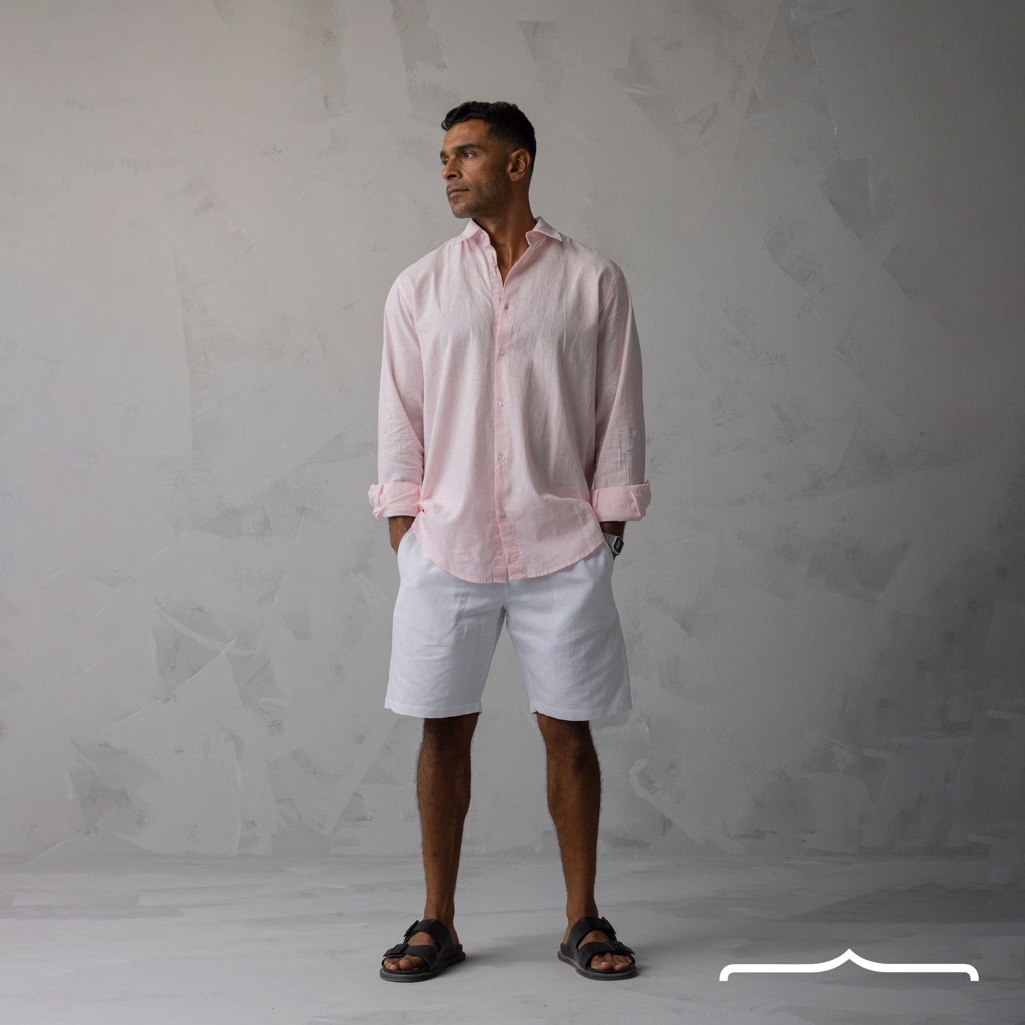 Linen Shirt in Pink