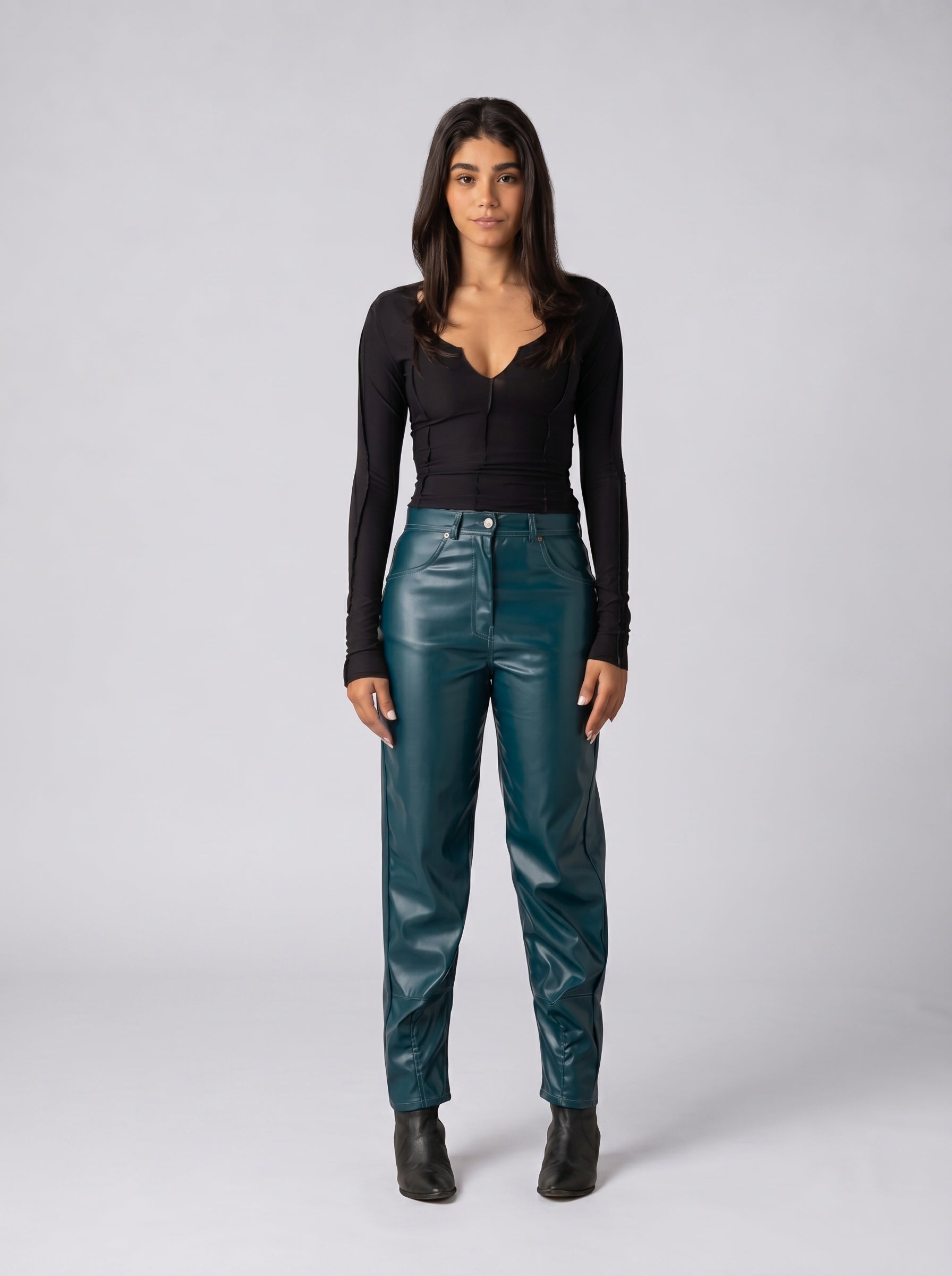 Leather pants in Green