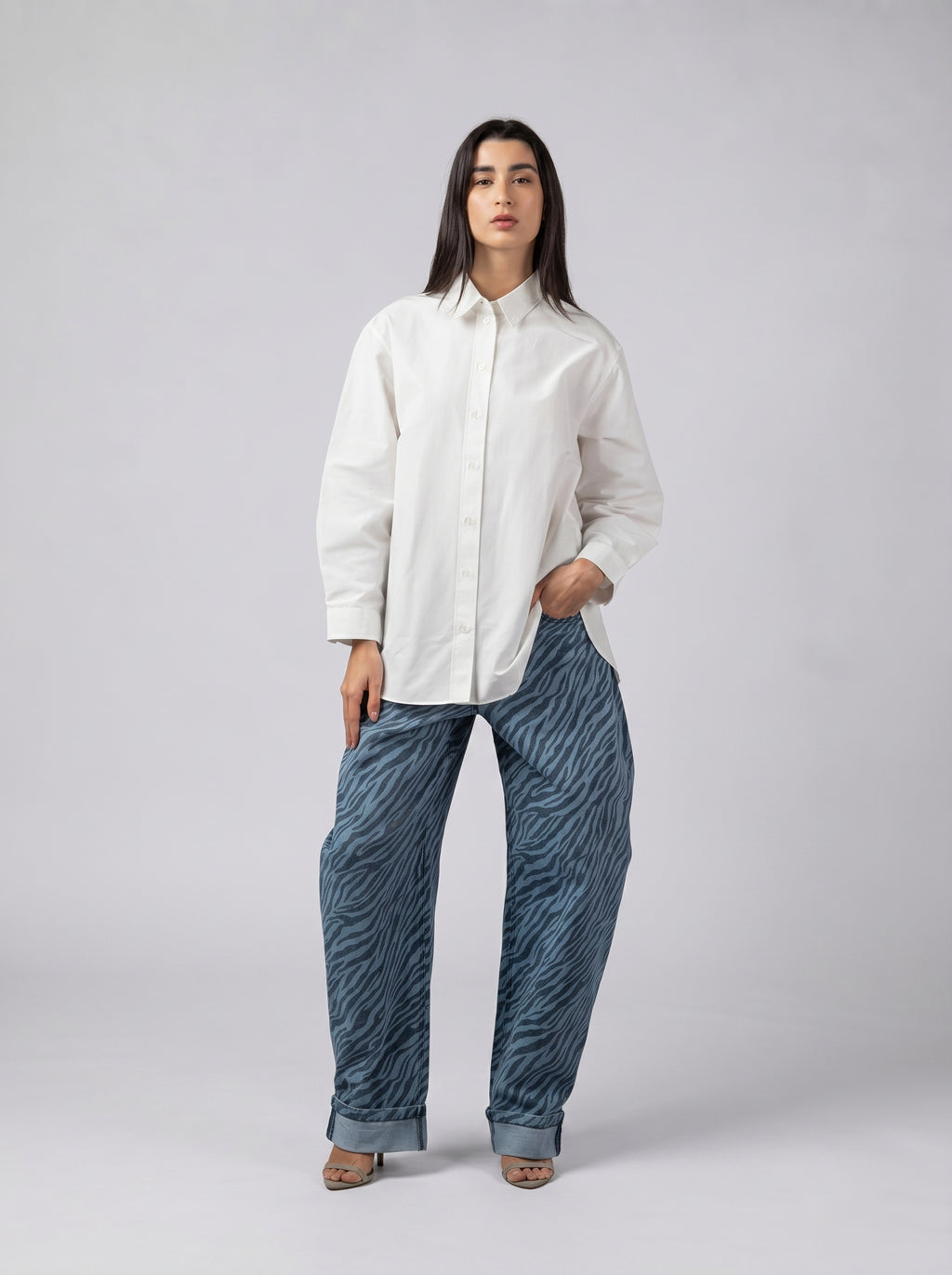 ZÉBRA Balloon Denim in Light Blue