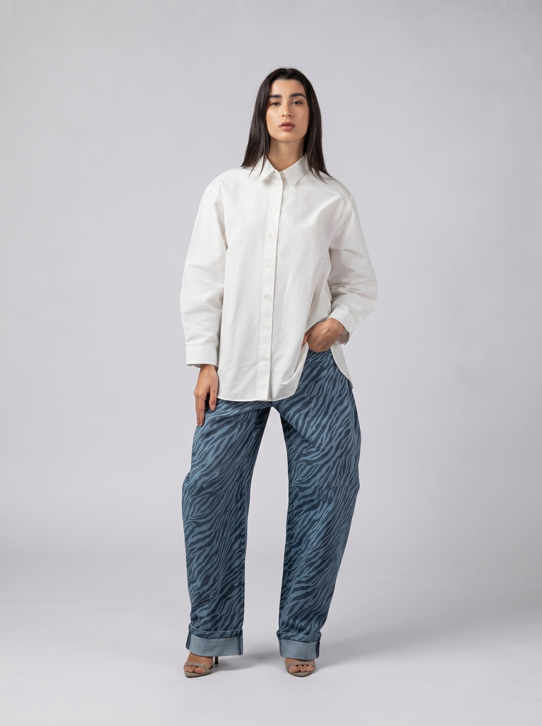 ZÉBRA Balloon Denim in Light Blue