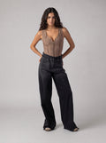 Raw Edge top Volume 2 in Brown