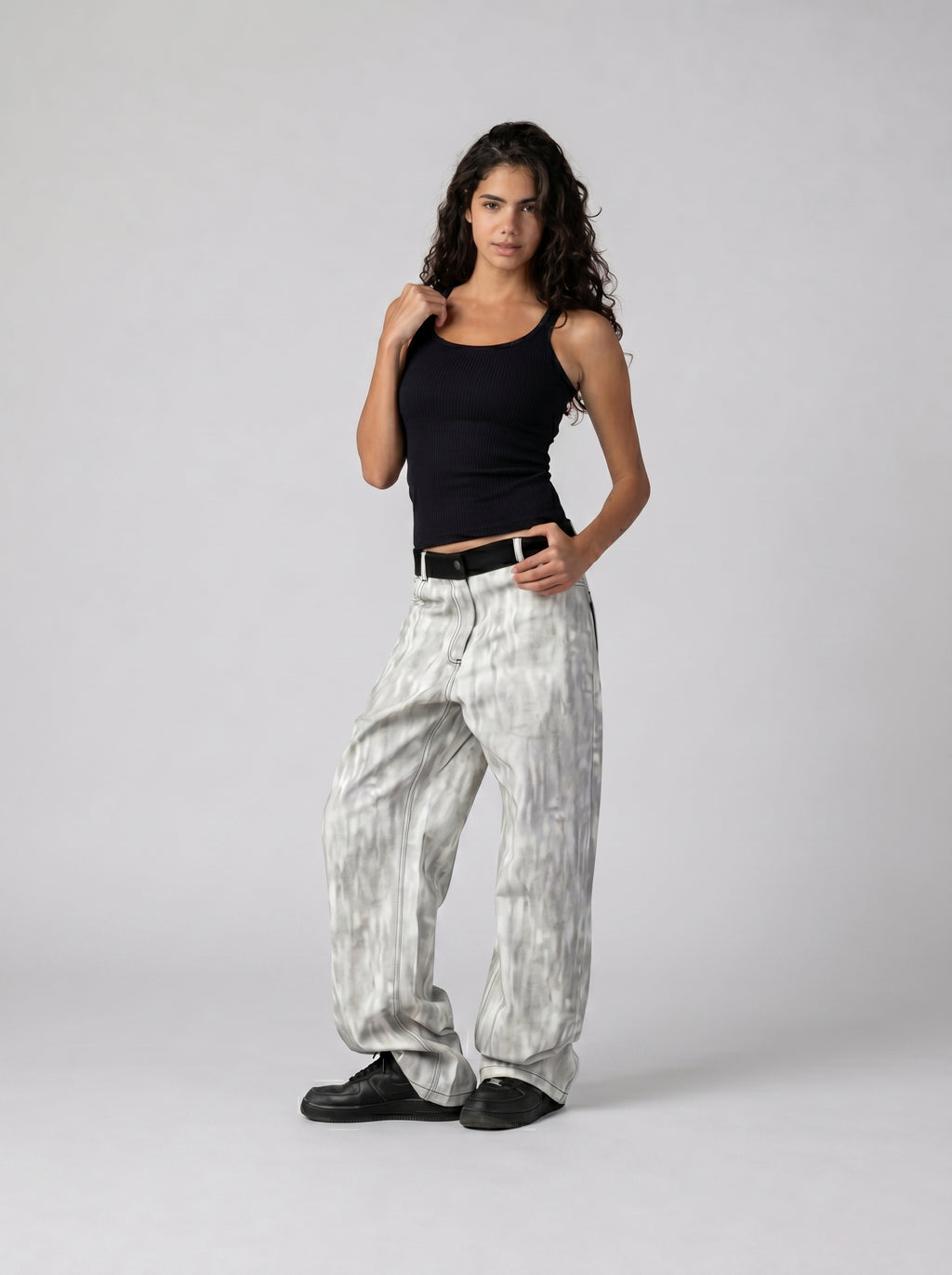 Washed Grey Denim