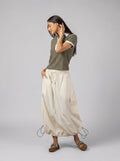 Cargo Adjustable Skirt Cream