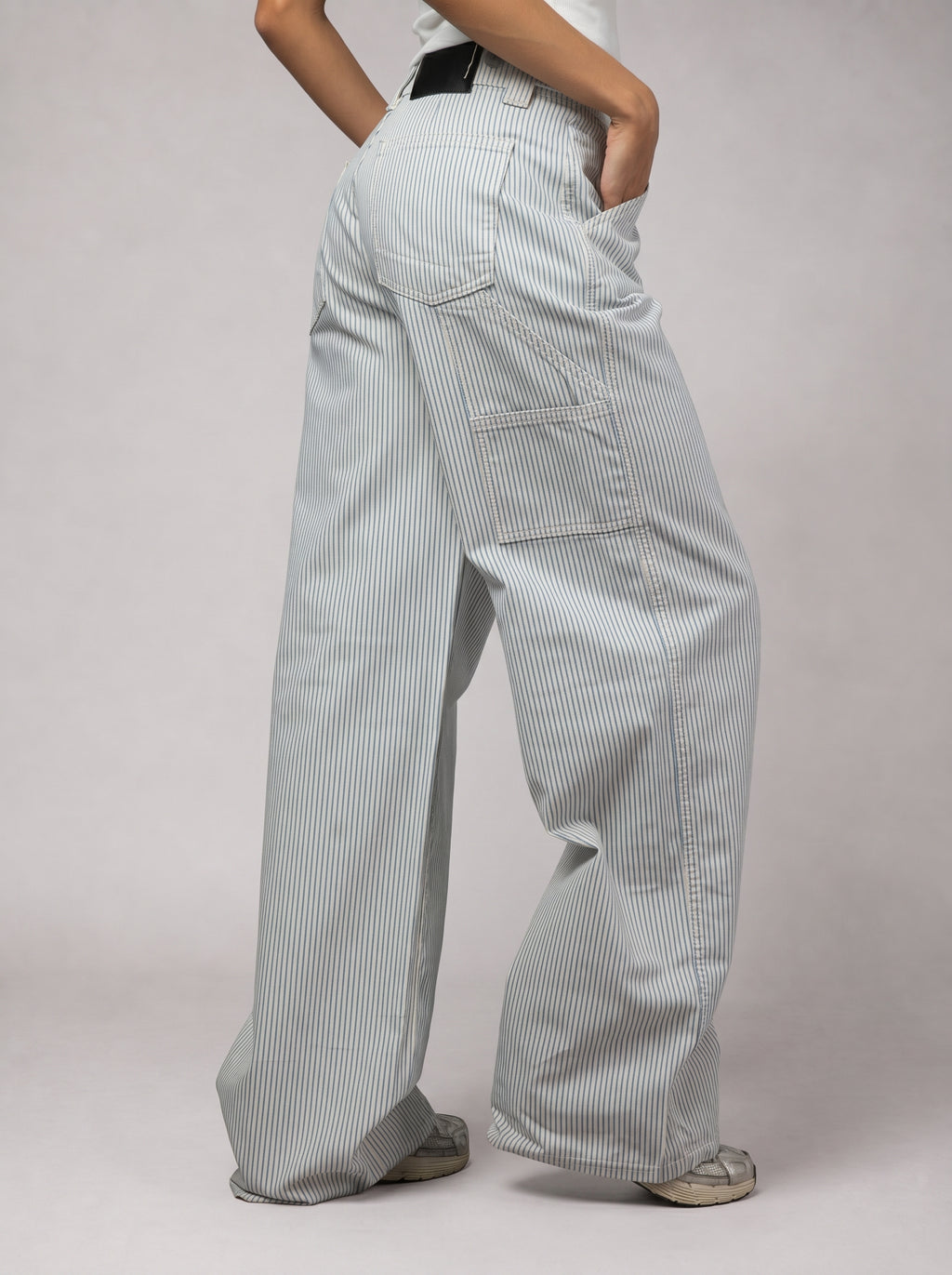 Pinstriped Jeans