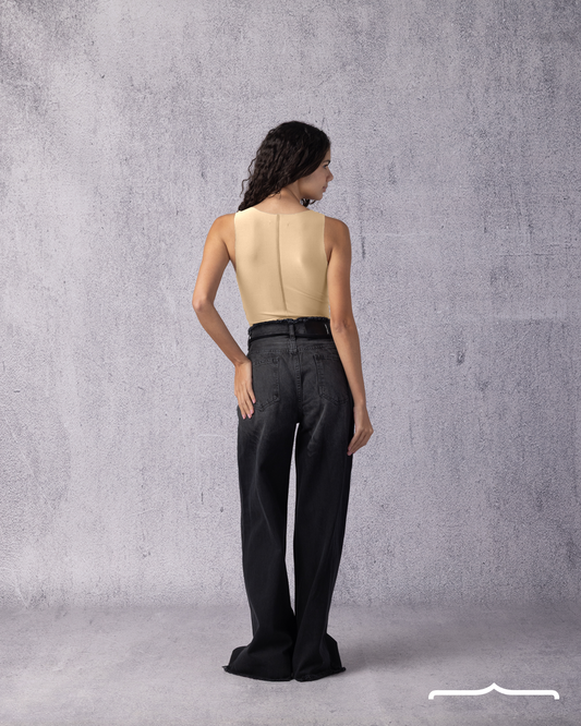 Raw Edge top Volume 2 in Beige