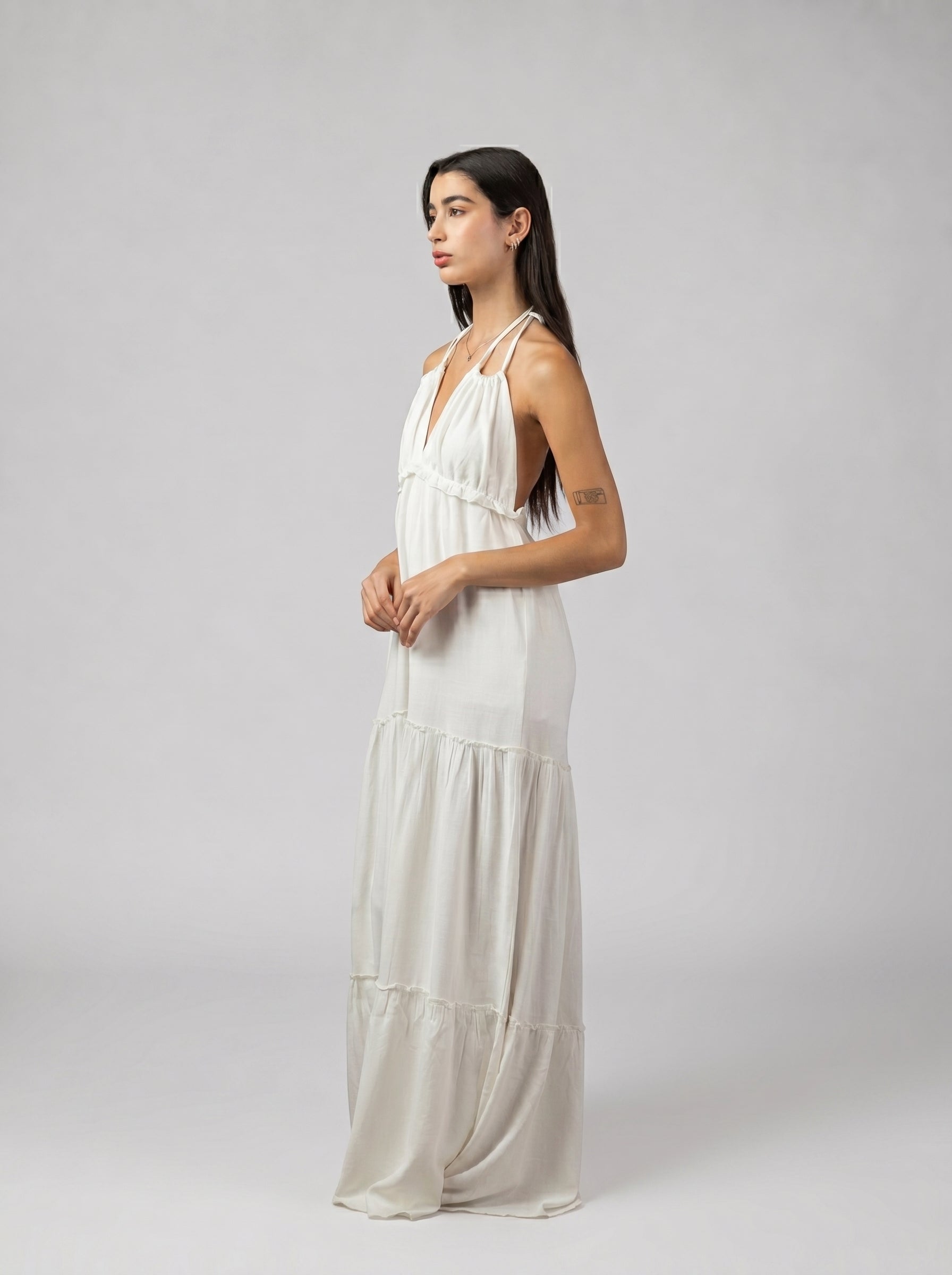 Soléa Dress in white